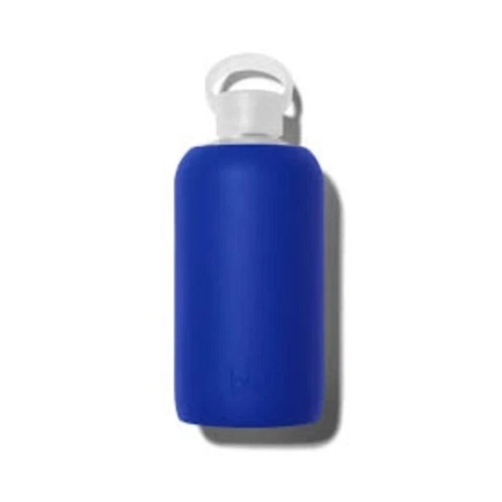 BKR Glass Water Bottle in Beau (Opaque Ultramarine Blue) 16oz/500ml